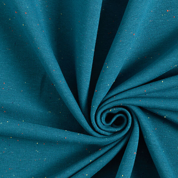 Kuschelsweat bunte Sprenkel – petrol, image number 3