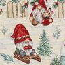 Dekostoff Gobelin weihnachtliche Wichtel – hellbeige/rot,  thumbnail number 6