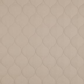 Steppstoff Kreismuster | Poppy Fabrics &ndash; dunkelbeige, 