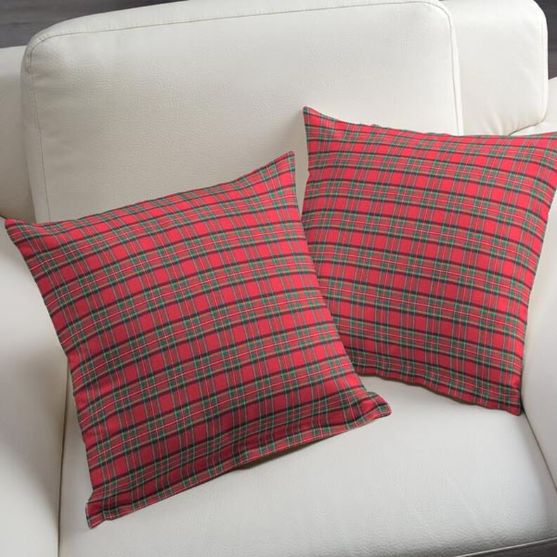 Baumwollflanell Schottenkaro Glenside – rot,  image number 5