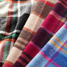 Mantelstoff bunte Karos – schwarz/beere,  thumbnail number 5