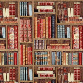 Jacquard Gobelin Bücherregal – braun, 