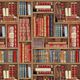 Jacquard Gobelin Bücherregal – braun,  thumbnail number 1