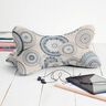 Dekostoff Halbpanama Mandala – blau,  thumbnail number 5