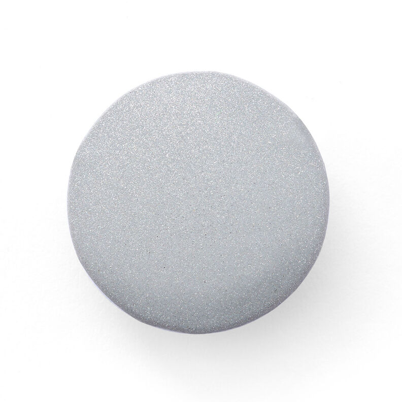 Bezogener Knopf Reflex – silber,  image number 1