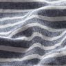 Baumwollstoff Leinenoptik breite Streifen – weiss/marineblau,  thumbnail number 2