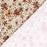 French Terry Sommersweat gezeichnete Blumen Digitaldruck &ndash; weiss/terracotta,  thumbnail number 4