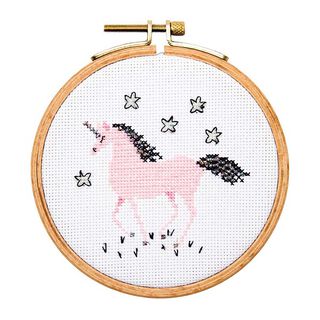 Stickpackung WONDERLAND Einhorn Bild [Ø10,5 cm] | RICO DESIGN, 