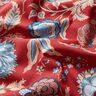 Dekostoff Canvas orientalisches Blütenmuster – karminrot,  thumbnail number 2