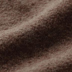 Woll-Walkloden Melange – braun, 