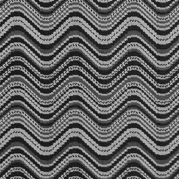 Spitze Wellenmuster – schwarz | Reststück 50cm