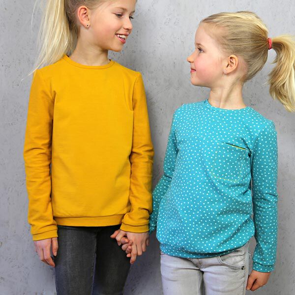 BENTE Sweater mit Brusttasche | für Kinder | Studio Schnittreif | 86-152,  image number 3