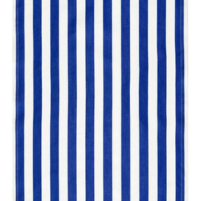 Outdoor Liegestuhlstoff Längsstreifen 44 cm – königsblau/weiss, 