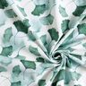 GOTS Baumwolljersey Ginko Digitaldruck – weiss/eukalyptus,  thumbnail number 3