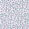 GOTS Baumwollpopeline Streublümchen | Poppy Fabrics – weiss/rosa,  thumbnail number 1