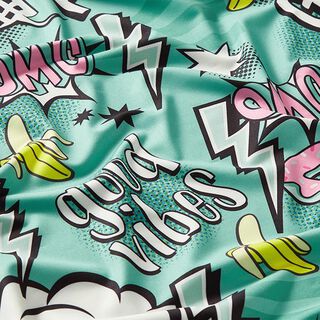 PERFORMANCE Jersey BÄÄM – mintgrün | Hamburger Liebe | Albstoffe | Reststück 120cm