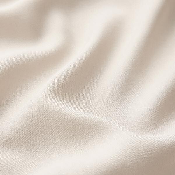 Leichter Viskosestoff Uni – hellbeige | Reststück 50cm