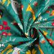 Dekostoff Canvas Dschungel – petrol/gelb,  thumbnail number 3