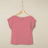 Baumwolljersey schmale Streifen – rot/weiss,  thumbnail number 6