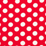 Kreppgewebe Polka Dots [2,5 cm] – rot,  thumbnail number 1