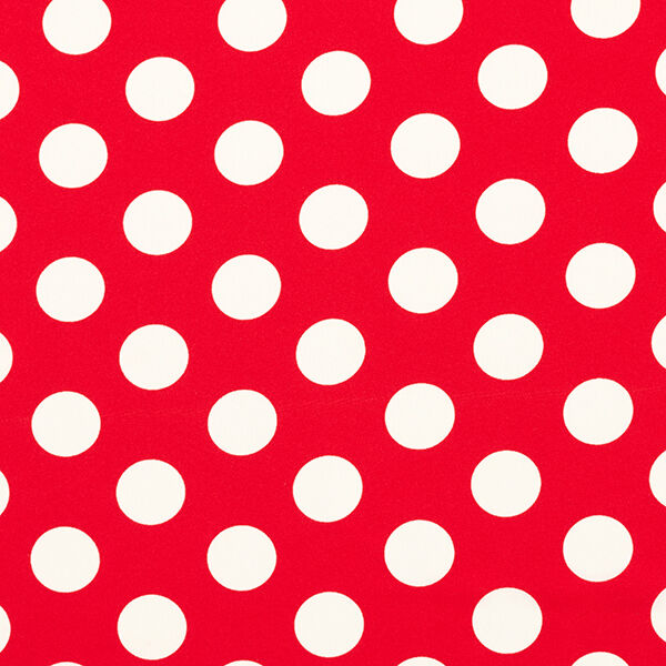 Kreppgewebe Polka Dots [2,5 cm] – rot,  image number 1