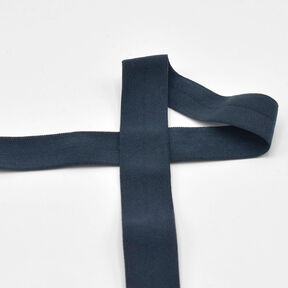 Elastisches Einfassband (Falzgummi) matt [20 mm] – marineblau, 