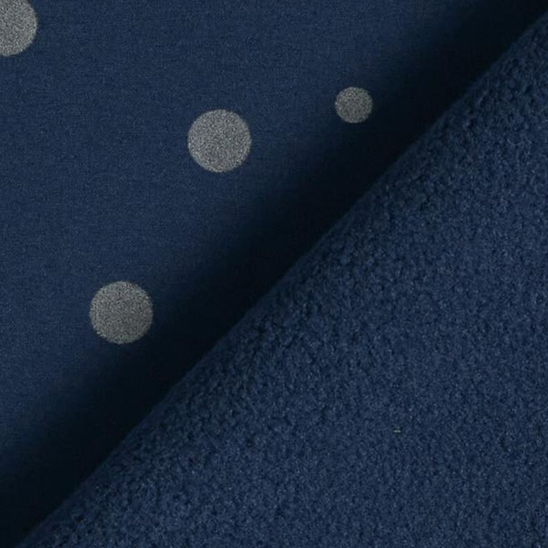 Softshell Reflektor-Punkte – marineblau,  image number 5