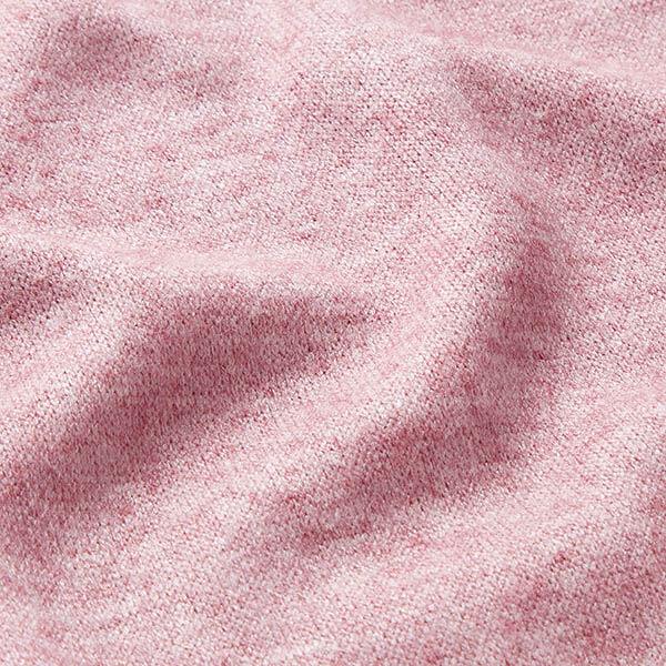 Strickstoff Viskose-Mix Melange – pastellviolett | Reststück 100cm