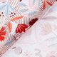 Baumwollstoff Cretonne abstrakte Blumen – weiss/rosa,  thumbnail number 3