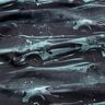 Baumwolljersey Rennauto Digitaldruck – schwarz/perlgrau,  thumbnail number 2