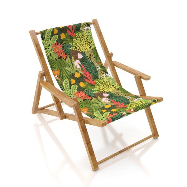 Outdoorstoff Canvas Exotische Pflanzen – dunkelgrün,  image number 10