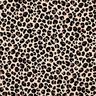 French Terry Sommersweat kleines Leo Print Digitaldruck | Poppy Fabrics – hellbeige/hellbraun,  thumbnail number 1