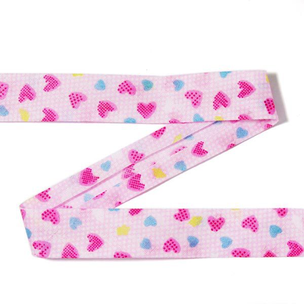 3 m Schrägband Herzchen 1