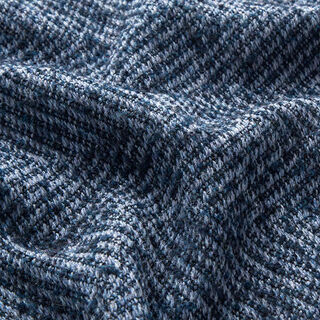 Mantelstoff Woll-Mix Zick-Zack – marineblau, 