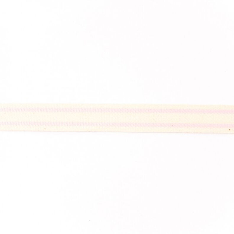Webband Baumwolle Streifen – rosa,  image number 1