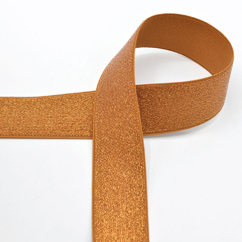 Elastikband Metallic [40 mm] – bronze,  image number 1