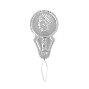 Einfädlerhilfe, klein - silber metallic, 