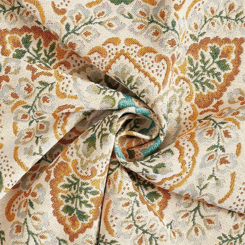 Dekopanel Gobelin großes Mandala – senf/hellbeige,  image number 3