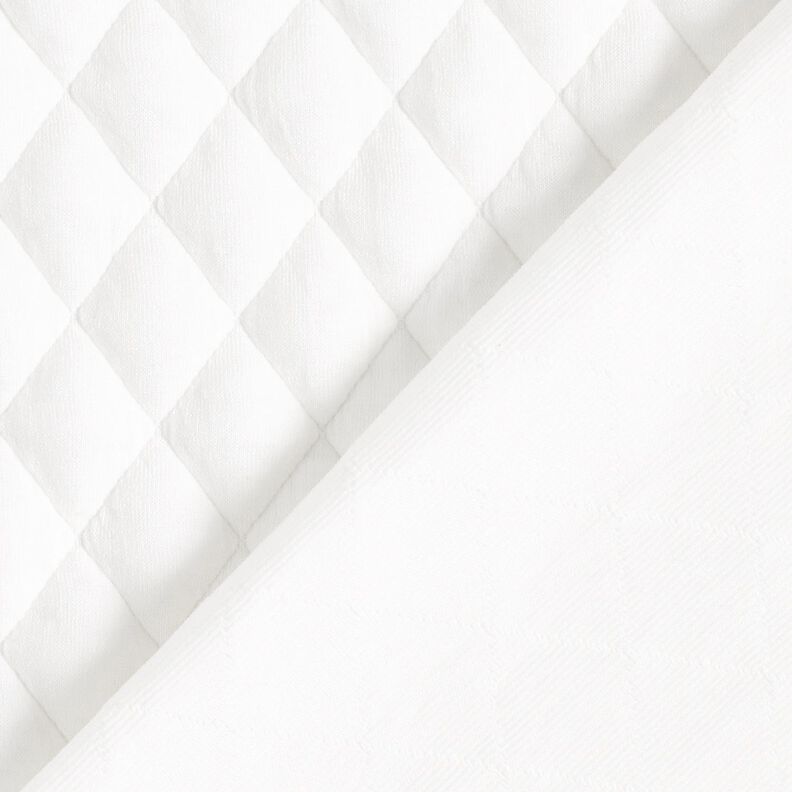 Steppjersey Diamanten – weiss,  image number 4