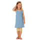 Musselin/Doppel-Krinkel Gewebe Anker – taubenblau/weiss,  thumbnail number 6