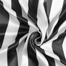 Polyestersatin breite Längsstreifen – schwarz/weiss,  thumbnail number 3
