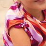 Baumwollsatin Retro-Wellen | Poppy Fabrics – purpur/orange,  thumbnail number 7