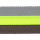 Taschengurtband Neon [ 40 mm ] – neongelb/grau,  thumbnail number 1