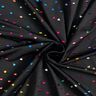 Folienjersey bunt schimmernde Herzen – schwarz,  thumbnail number 4