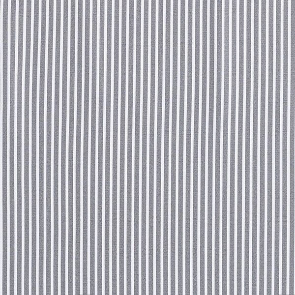 Baumwollpopeline Streifen – grau/weiss | Reststück 50cm