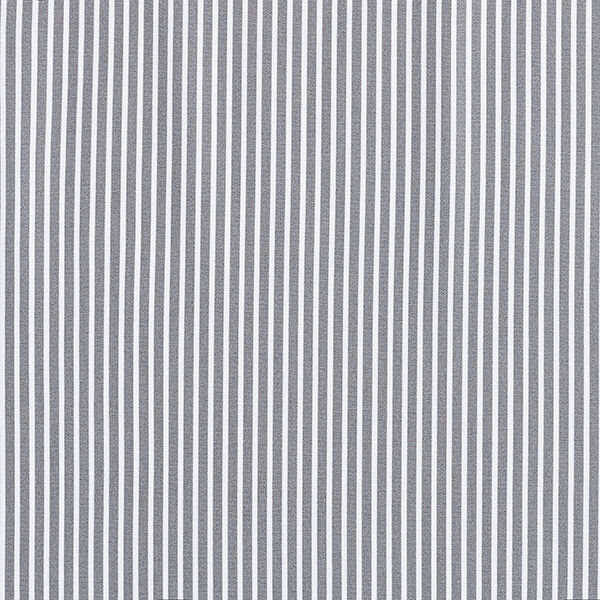 Baumwollpopeline Streifen – grau/weiss,  image number 1
