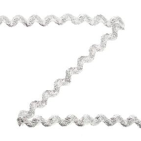 Zackenlitze Lurex [12 mm] - silber, 