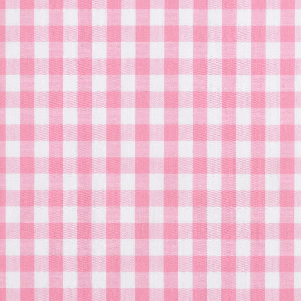 Baumwollstoff Vichy - 1 cm – rosa | Reststück 50cm