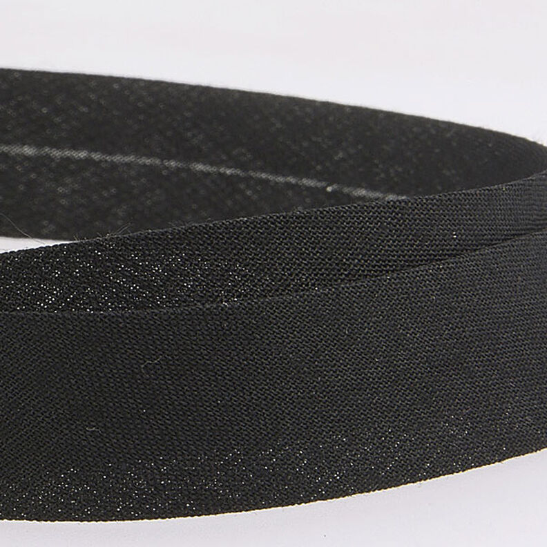 Schrägband Polycotton [20 mm] – schwarz,  image number 2