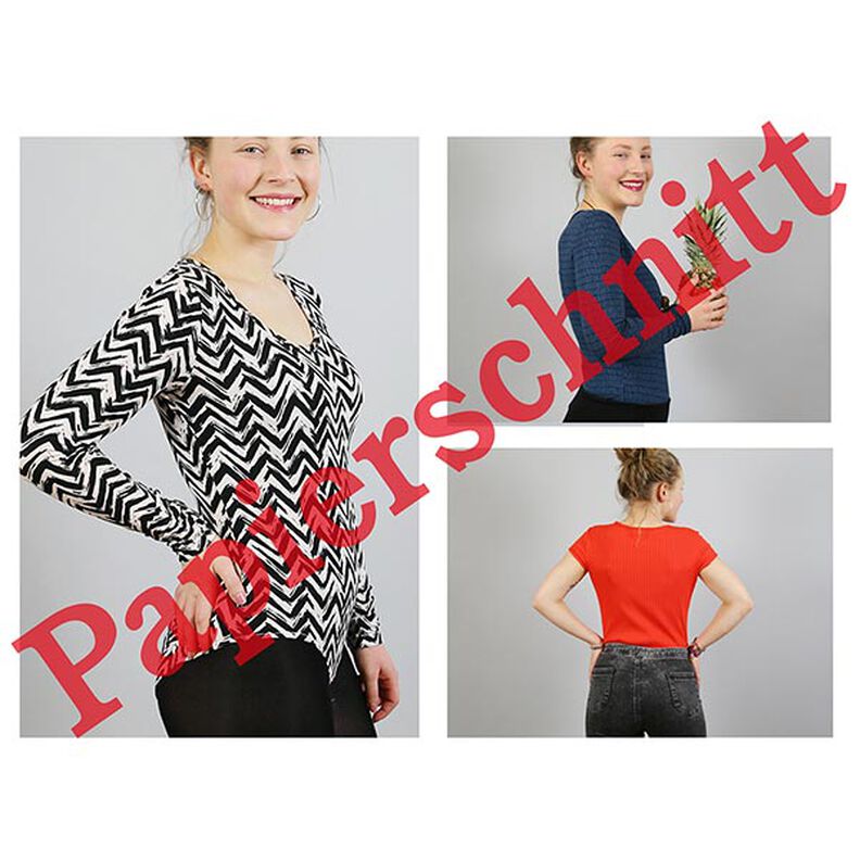 FRAU BECKY Body für Teens und Damen, zwei Ärmellängen | Studio Schnittreif | XS-XL,  image number 6